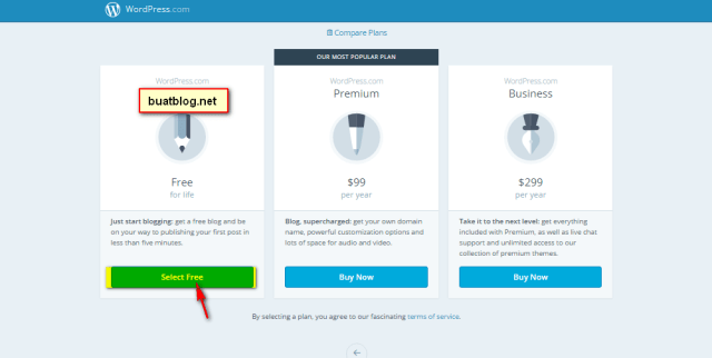 Cara Membuat Blog Gratis di WordPress Lengkap Dengan Gambar